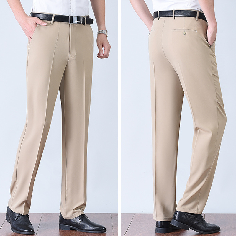 ❄️👖Men's Ice Silk Quick Dry Suit Pants