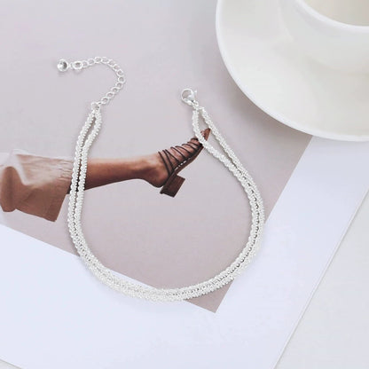 💜BUY 1 GET 1 FREE💜Dainty Layered waterproof anklet